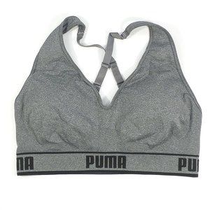 Puma Women Ladies Bra padded Wireless Activewear Sports Bras Stretch XL